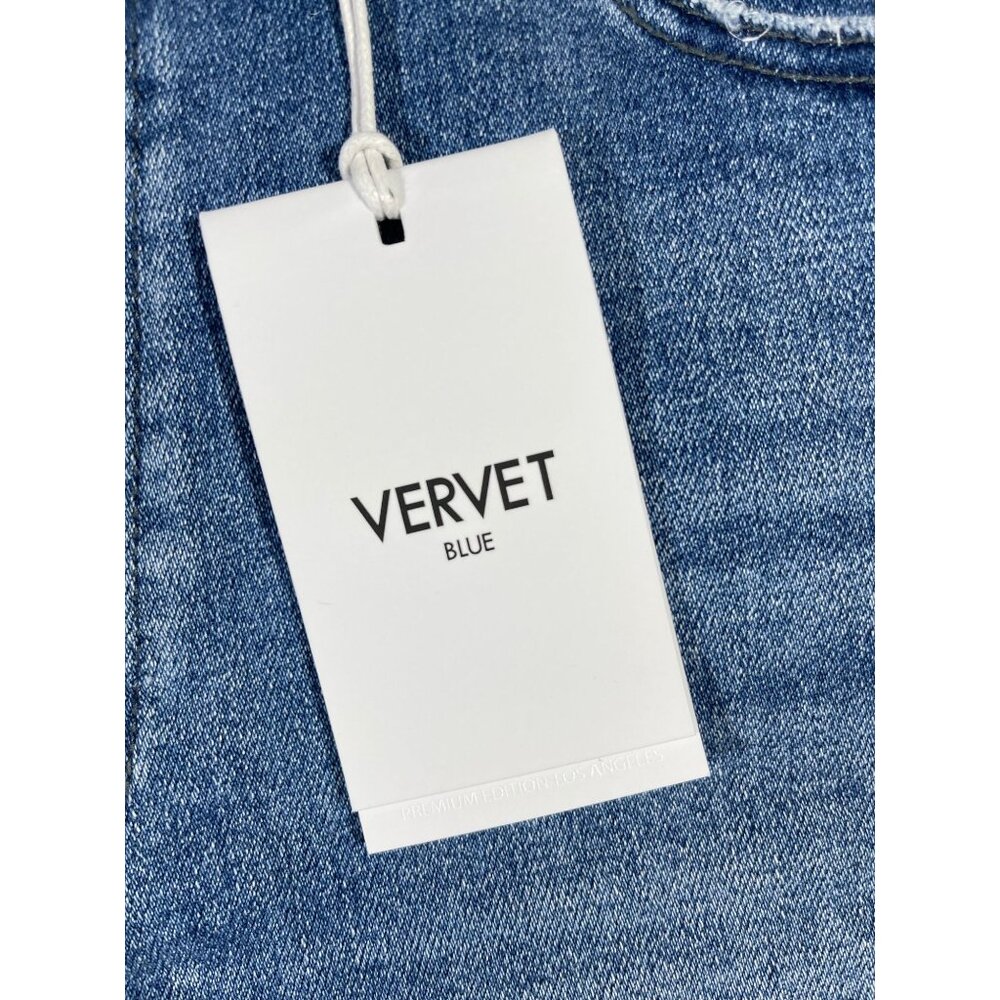 Vervet Blue Womens Size 14W Cortney Stretch Mom Shorts - Picture 7 of 8